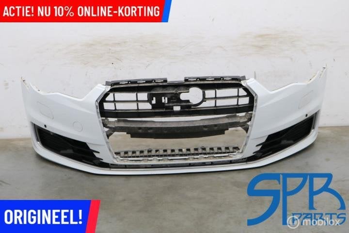 AUDI a6 4G C7 FACELIFT VOORBUMPER LS9R 4X PDC SRA BUMPER NEW, Autos : Pièces & Accessoires, Neuf, Audi, Enlèvement ou Envoi, Audi