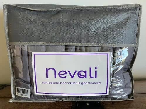 Nevali verzwarings deken (9kg) - Voor een betere nachtrust., Ophalen, Eenpersoons, Grijs, Deken of Dekbed