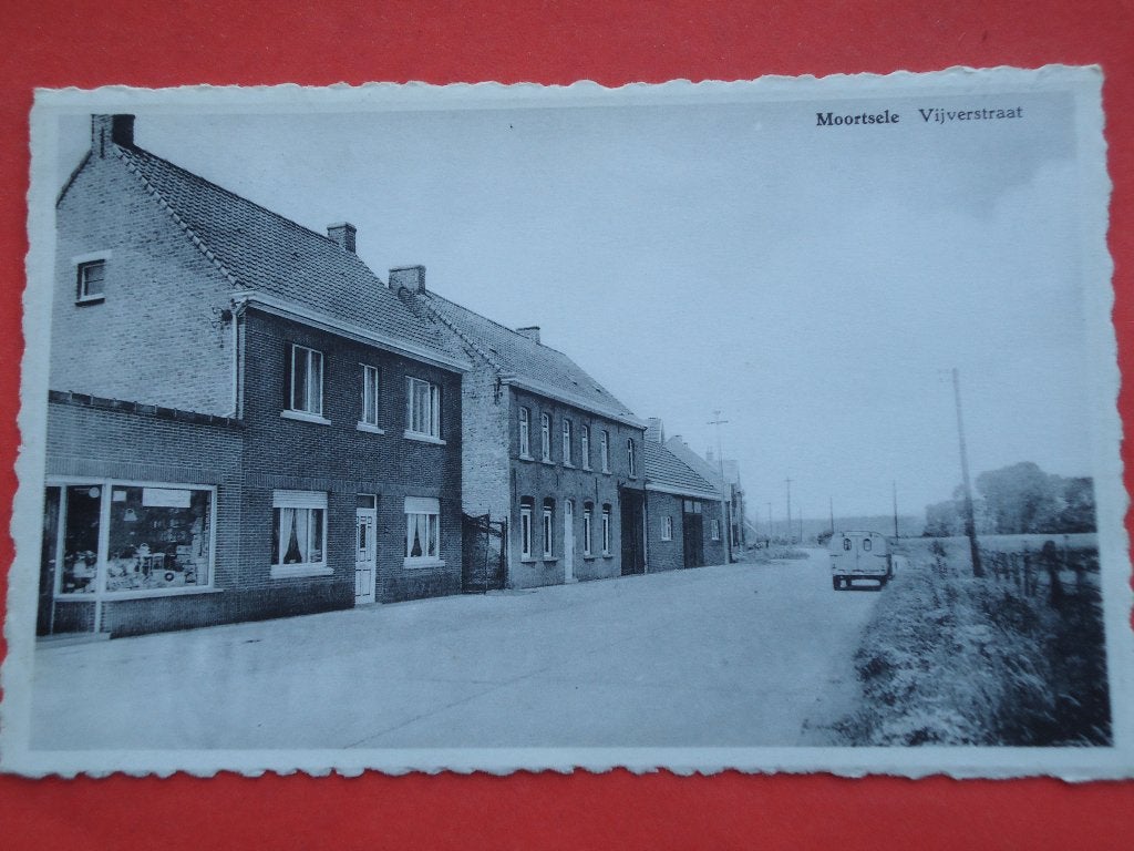 Oosterzele - Moortsele Vijverstraat, Ophalen of Verzenden, 1940 tot 1960, Ongelopen, Oost-Vlaanderen