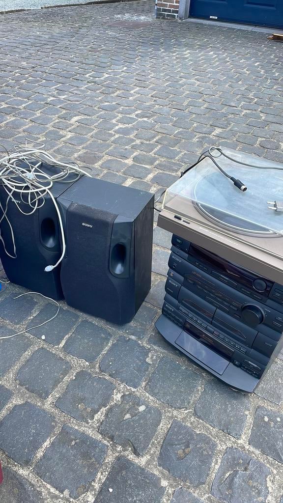 Platenspeler met toebehoren, Audio, Tv en Foto, Ophalen, Gebruikt, Sony