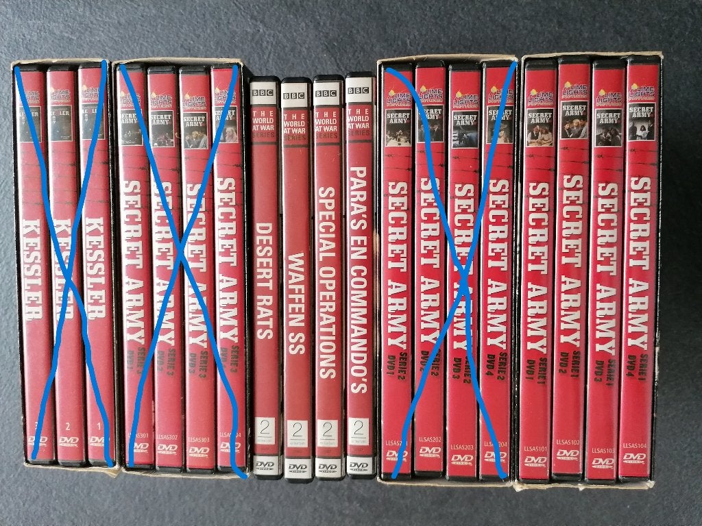 Dvdbox secret army 1, en The world at war, Ophalen of Verzenden, Zo goed als nieuw, Oorlog of Misdaad