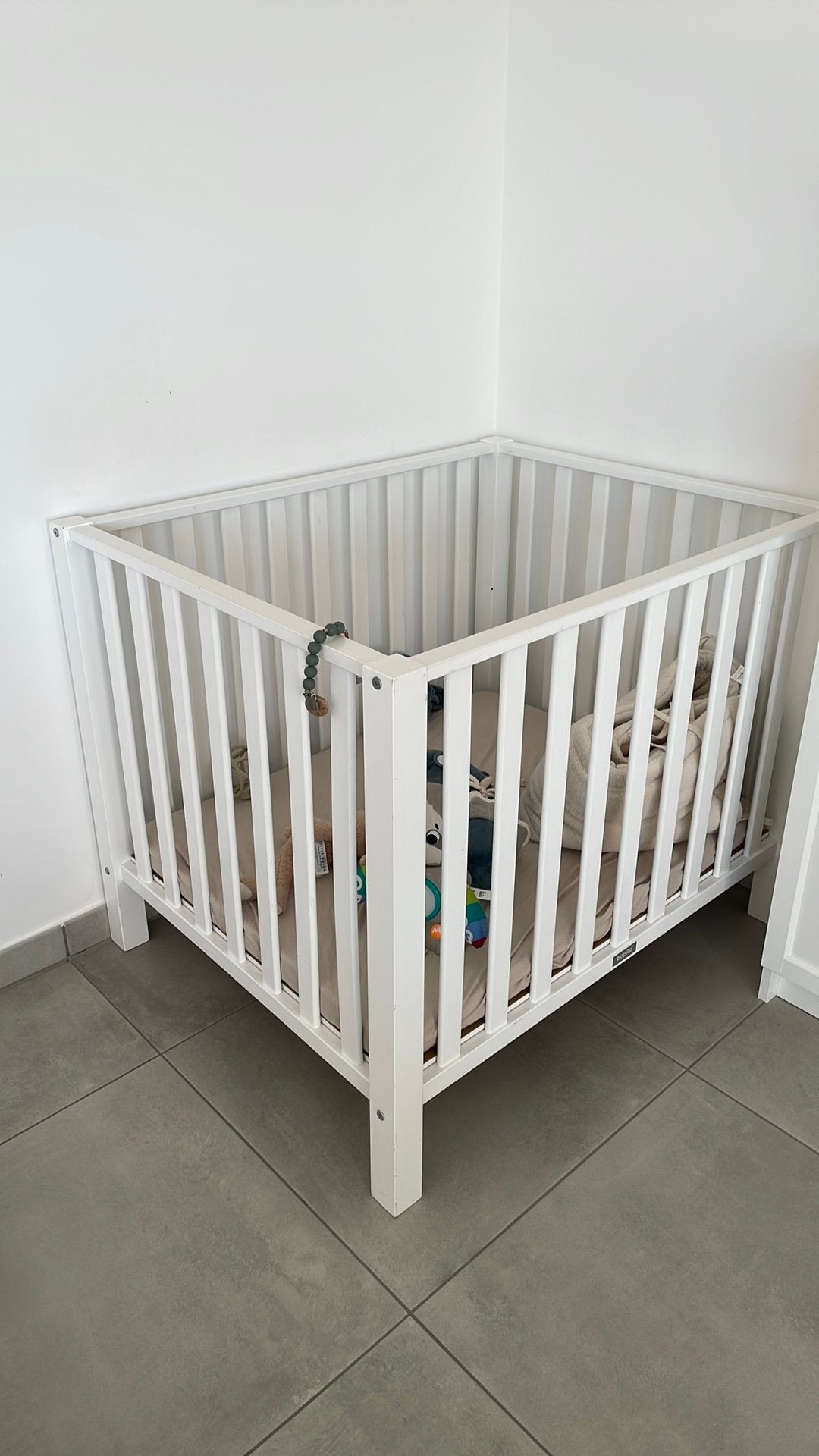 Wit Park / box Bopita met Aerosleep matras, Enlèvement, Comme neuf