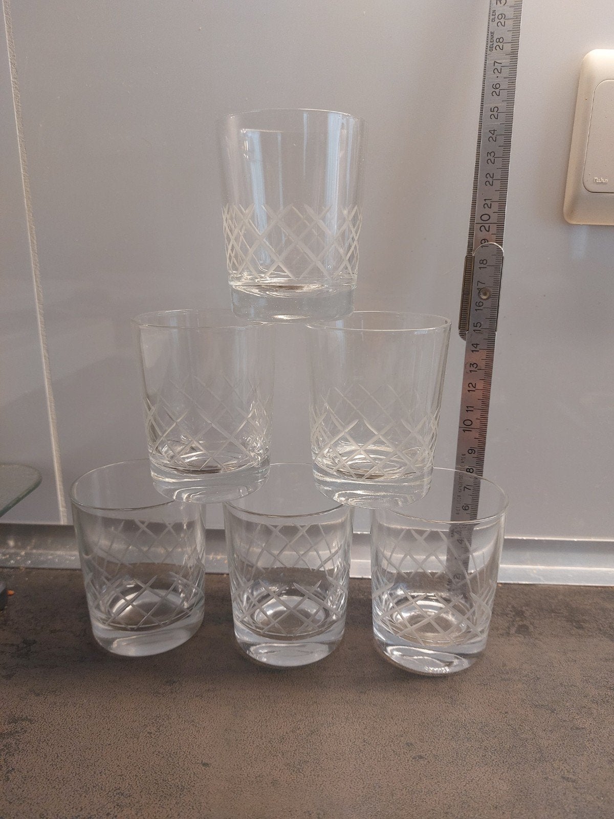6 aperitiefglazen, Ophalen of Verzenden