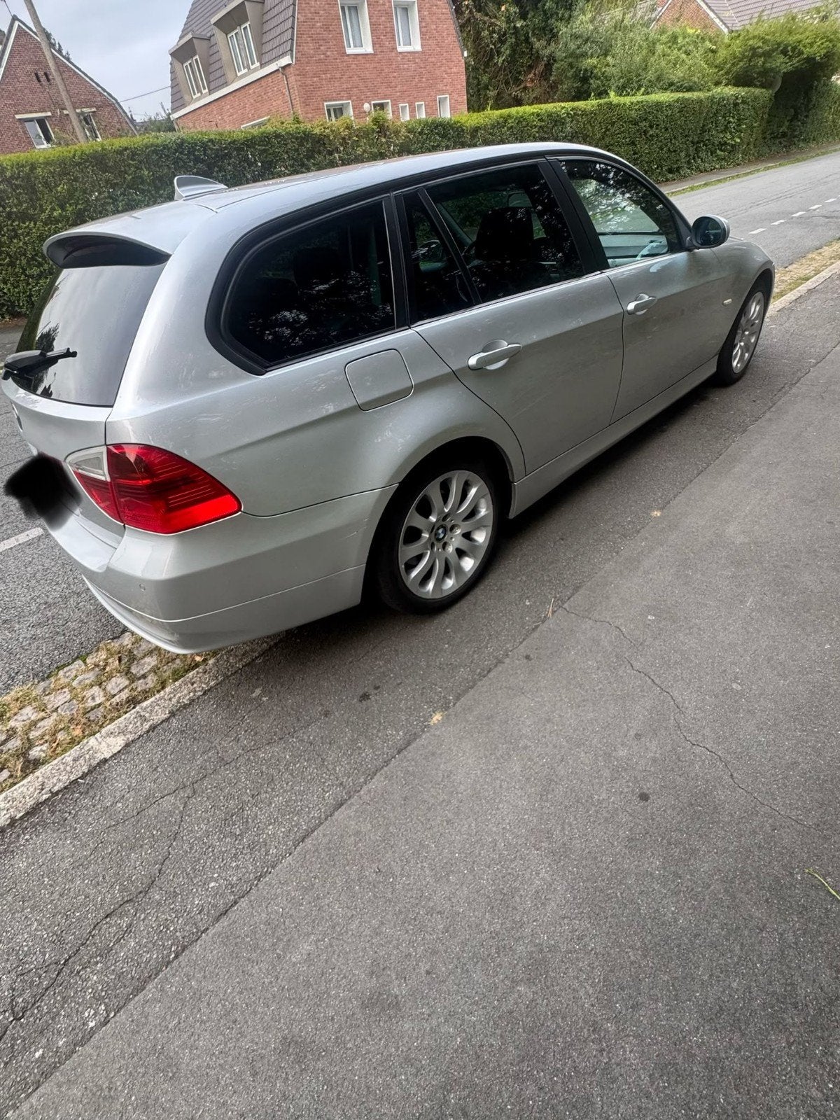 BMW série 3 E91 318 i 143 cv Touring année 2008, Autos, Cuir, Argent ou Gris, Achat, Noir