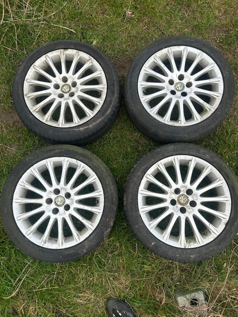 4 jantes Alfa Romeo 147 16’’ 6.5J H2, Auto-onderdelen, Banden en Velgen, Ophalen, 16 inch, Velg(en)