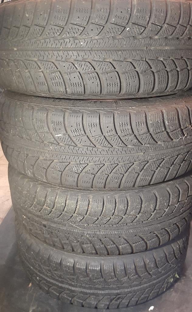 Nord Winterbanden 185/65 R15 op stalen velg 6Jx15H2, Ophalen, Gebruikt, 15 inch, Banden en Velgen