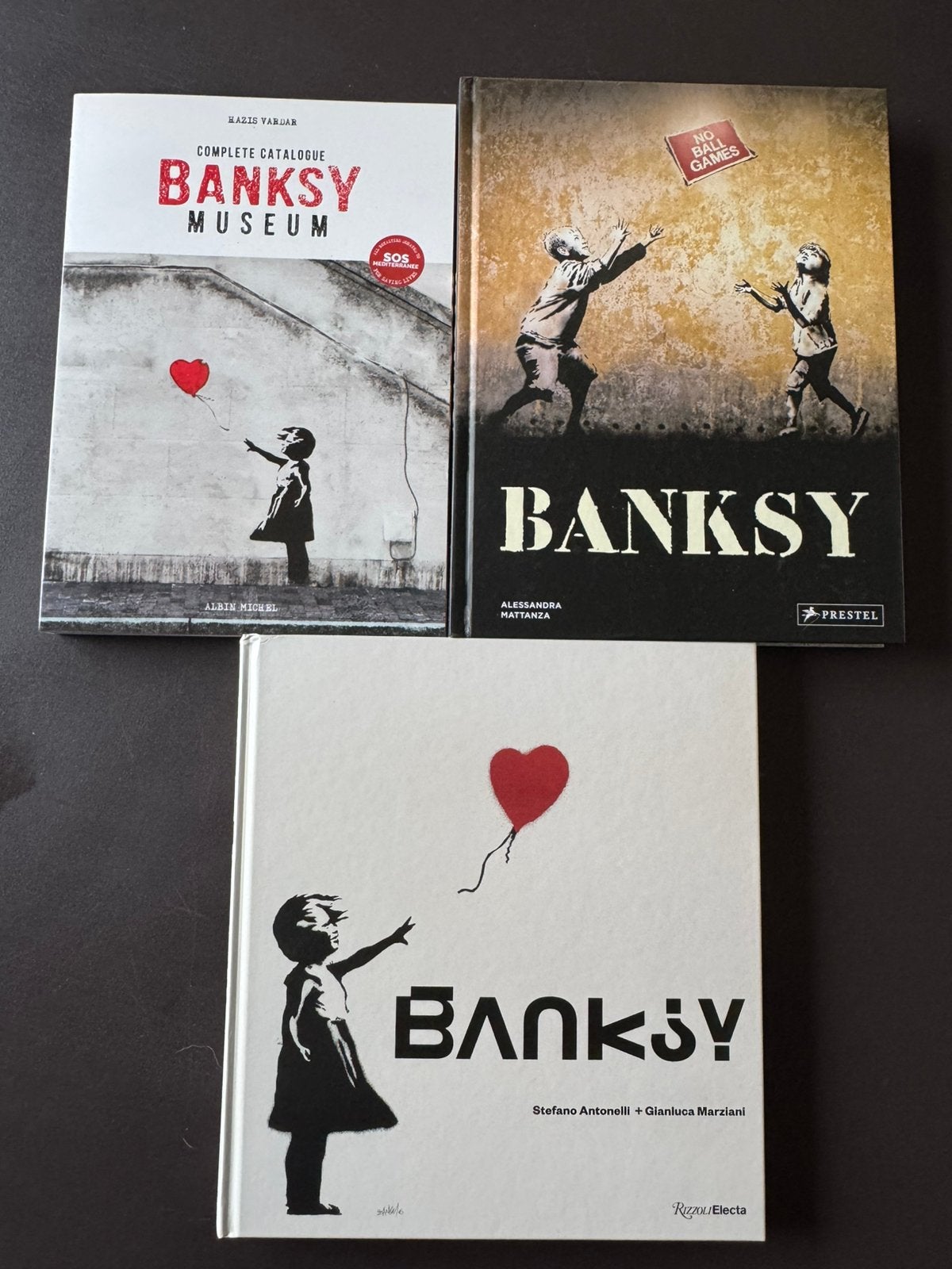 Set 3 Banksy kunstboeke, Enlèvement, Comme neuf
