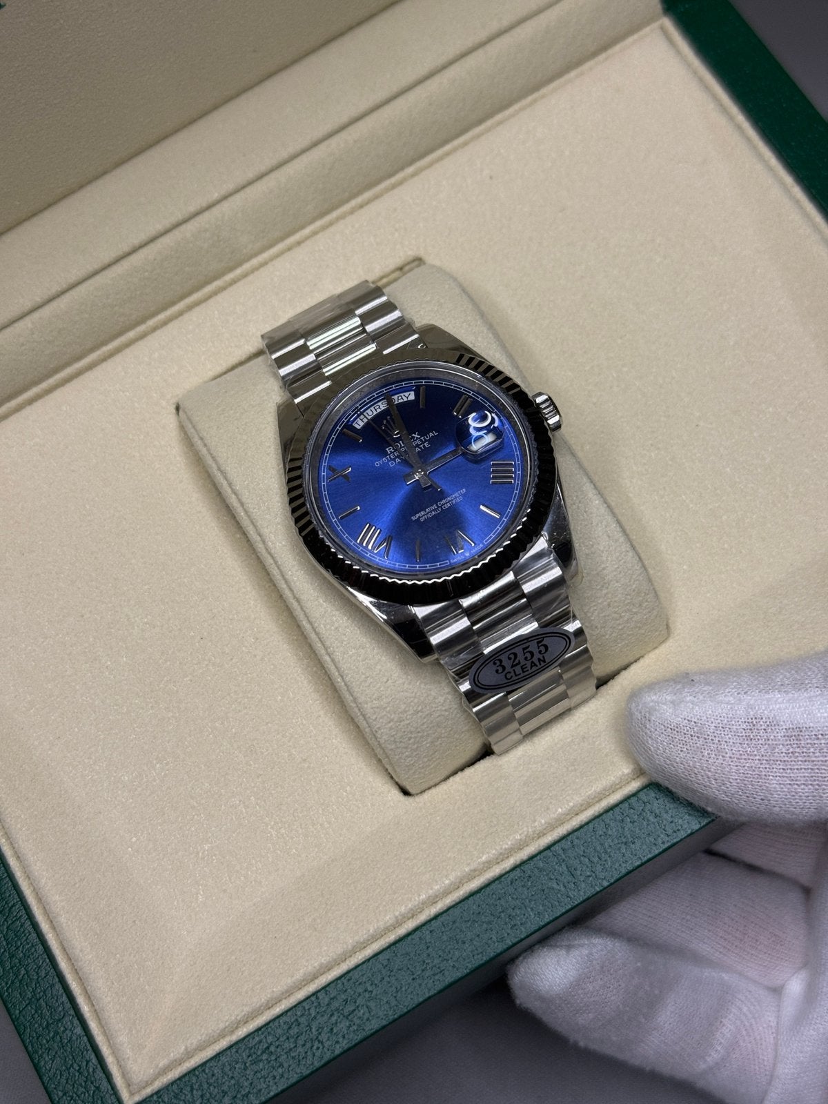 Clean horloge met doos, Ophalen of Verzenden, Nieuw, Polshorloge