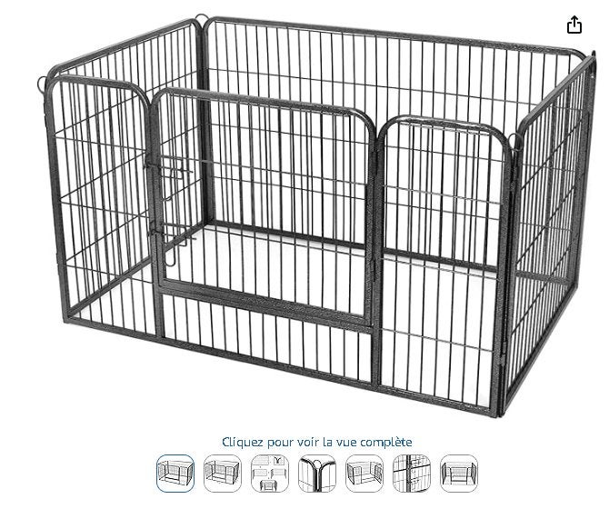 1 Cage pour chien transportables 122 x 80 x70 vendu 50 euros, Animaux & Accessoires, Enlèvement, Comme neuf