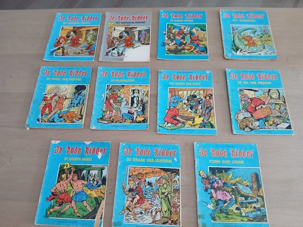 Lot strips van De Rode Ridder in totaal 178 stuks, Boeken, Meerdere stripboeken, Ophalen, Gelezen, Willy Vandersteen