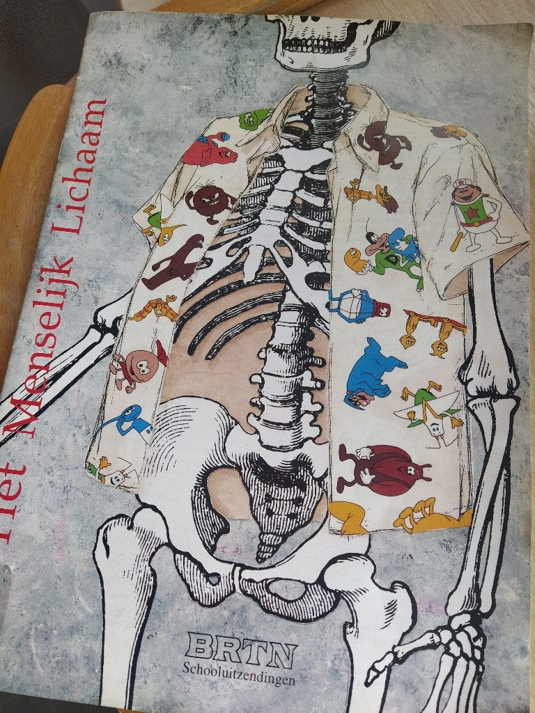 boek: het menselijk lichaam + grondslagen der menskunde, Boeken, Ophalen of Verzenden, Gelezen, Natuurwetenschap