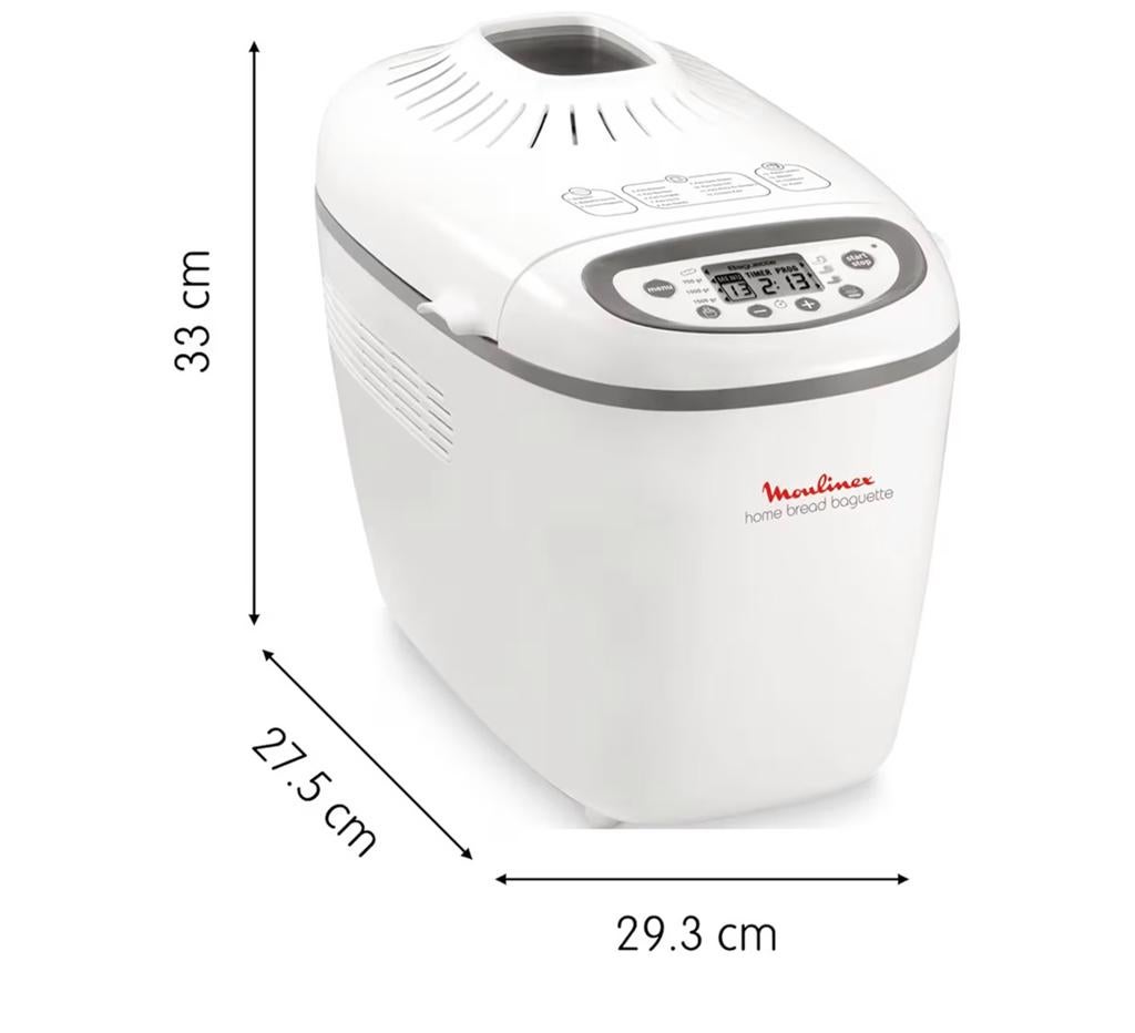 Moulinex Home Bread Baguette Roll Maker, Enlèvement ou Envoi, Neuf, Avec minuteur