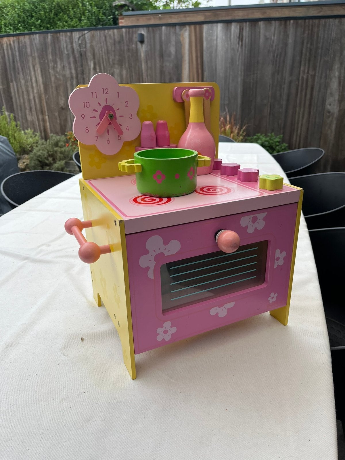 Keukentje in hout, Kinderen en Baby's, Ophalen, Gebruikt, Hout
