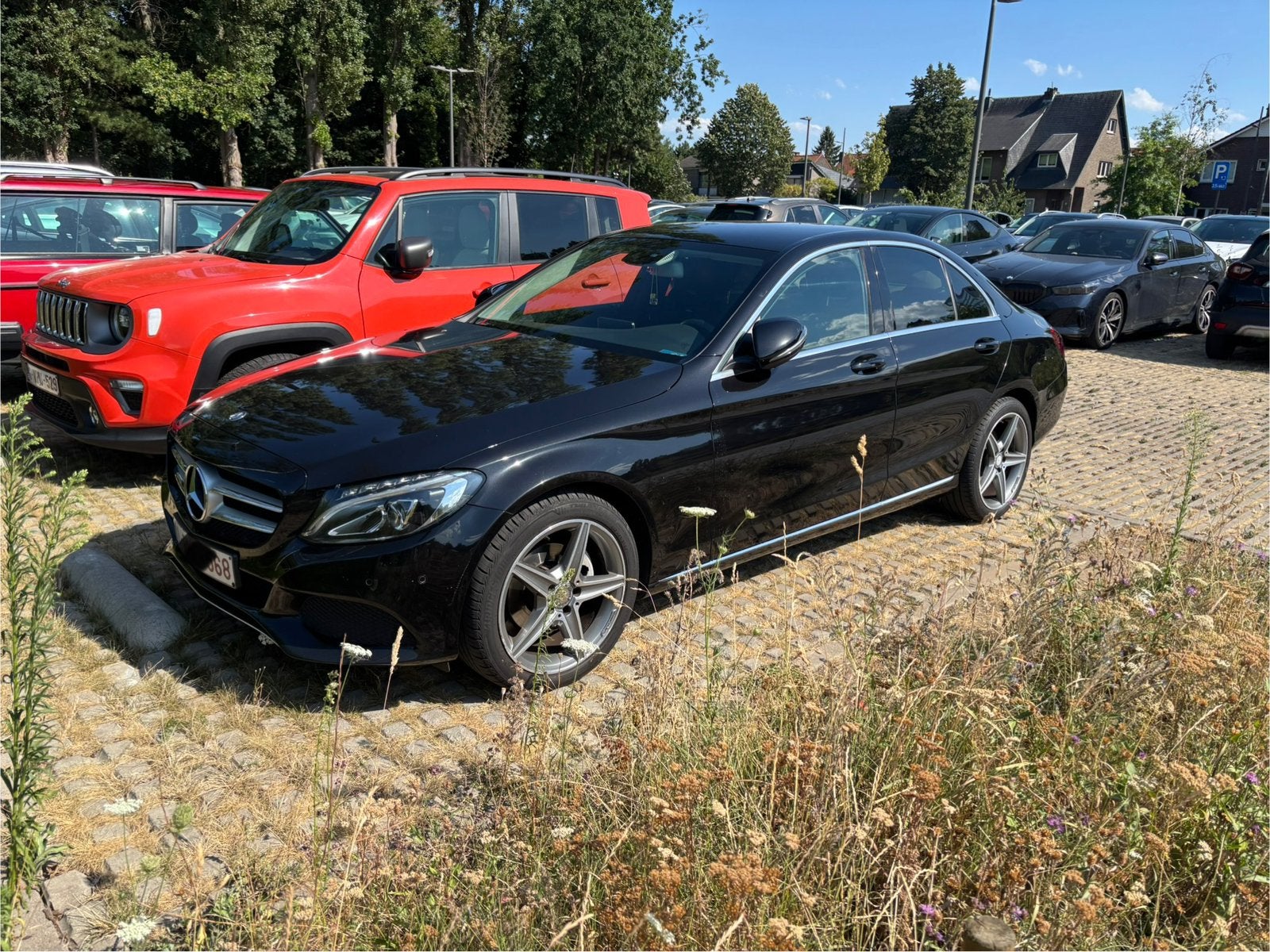Mercedes C200 automaat, Autos, Mercedes-Benz, Particulier, Classe C, ABS, Diesel, Euro 6, Berline, Automatique, Noir, Propulsion arrière