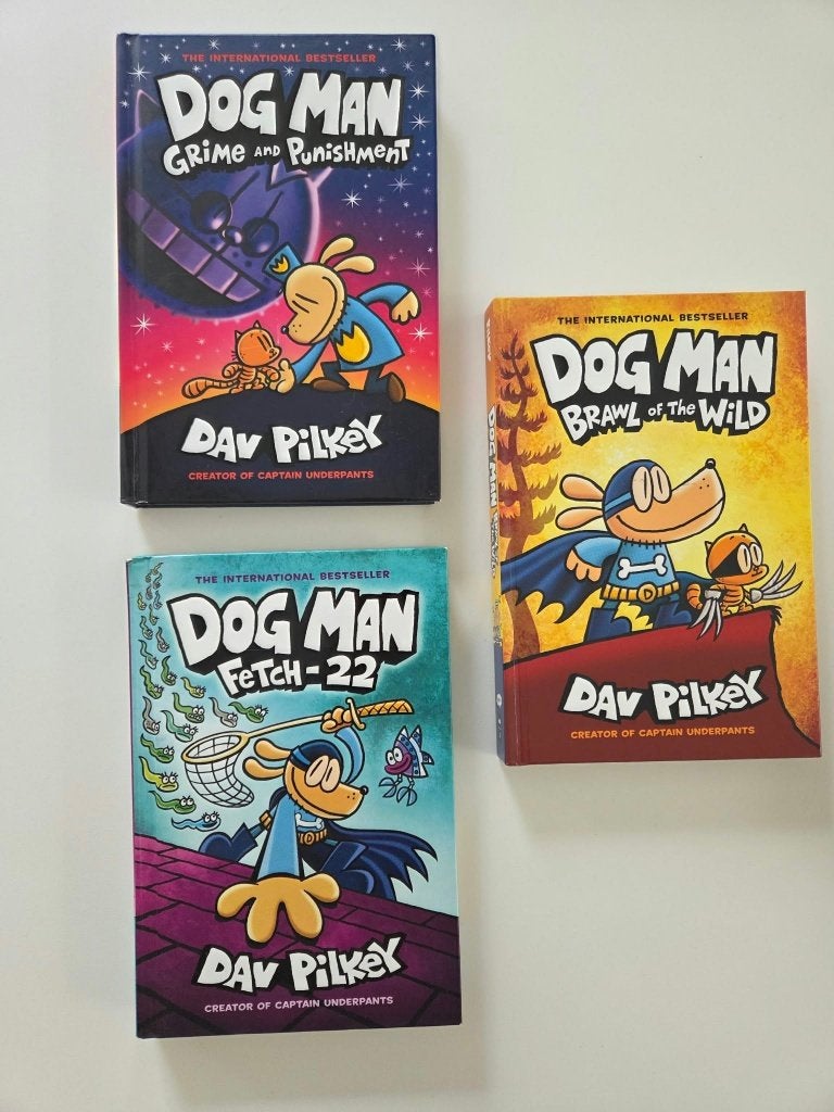 3 boeken Dog Man - Engelstalig, Ophalen of Verzenden, Zo goed als nieuw, Dav Pilkey