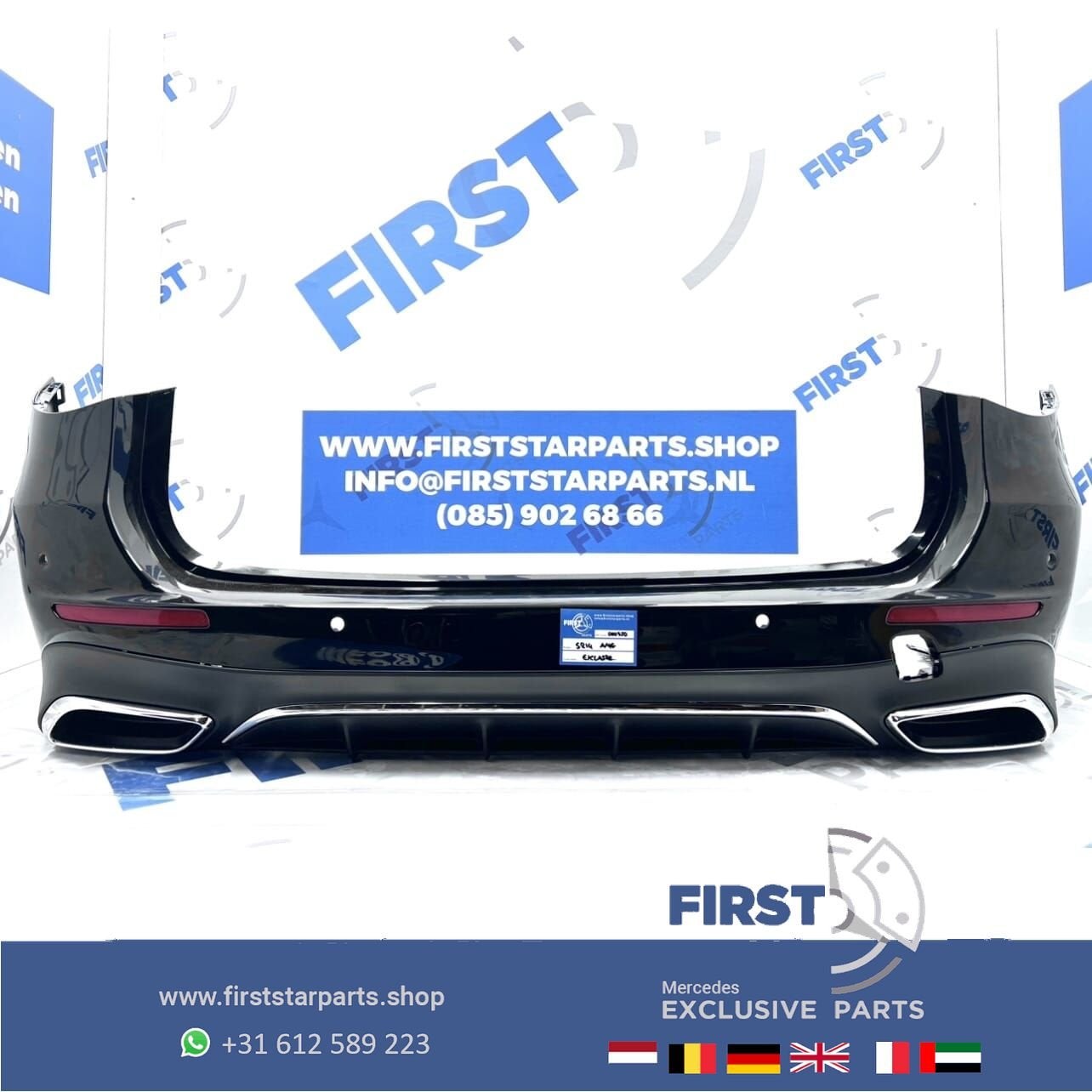 (W214) S214 AMG ACHTERBUMPER 2023-2026 BUMPER A2148857103 ZW, Arrière, Utilisé, -, -