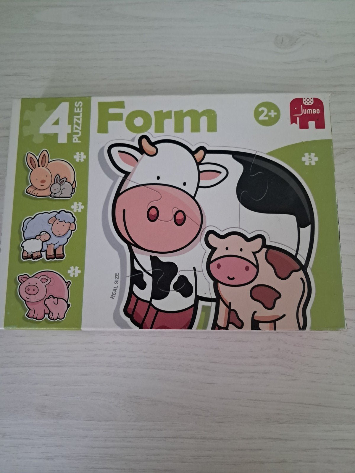 Puzzles Jumbo avec 4 animaux 2+, Enlèvement, Moins de 500 pièces, Utilisé, Puzzle
