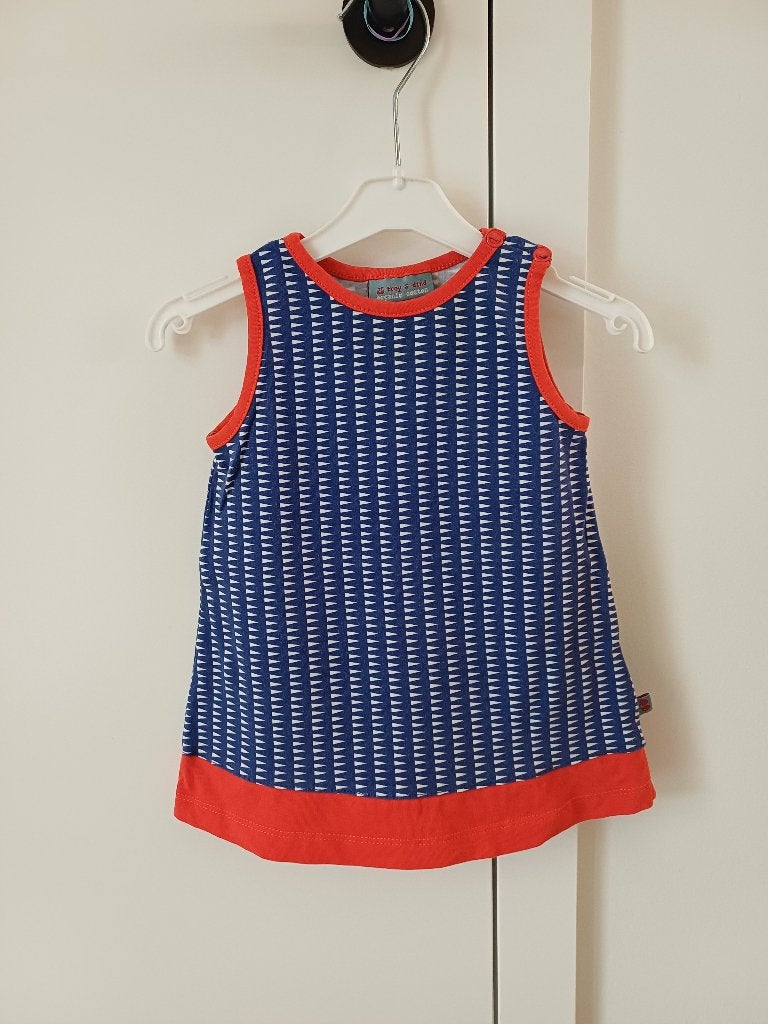 Leuk retro jurkje maat 62/68 Froy & Dind, Kinderen en Baby's, Gebruikt, Meisje, Jurkje of Rokje, Ophalen of Verzenden