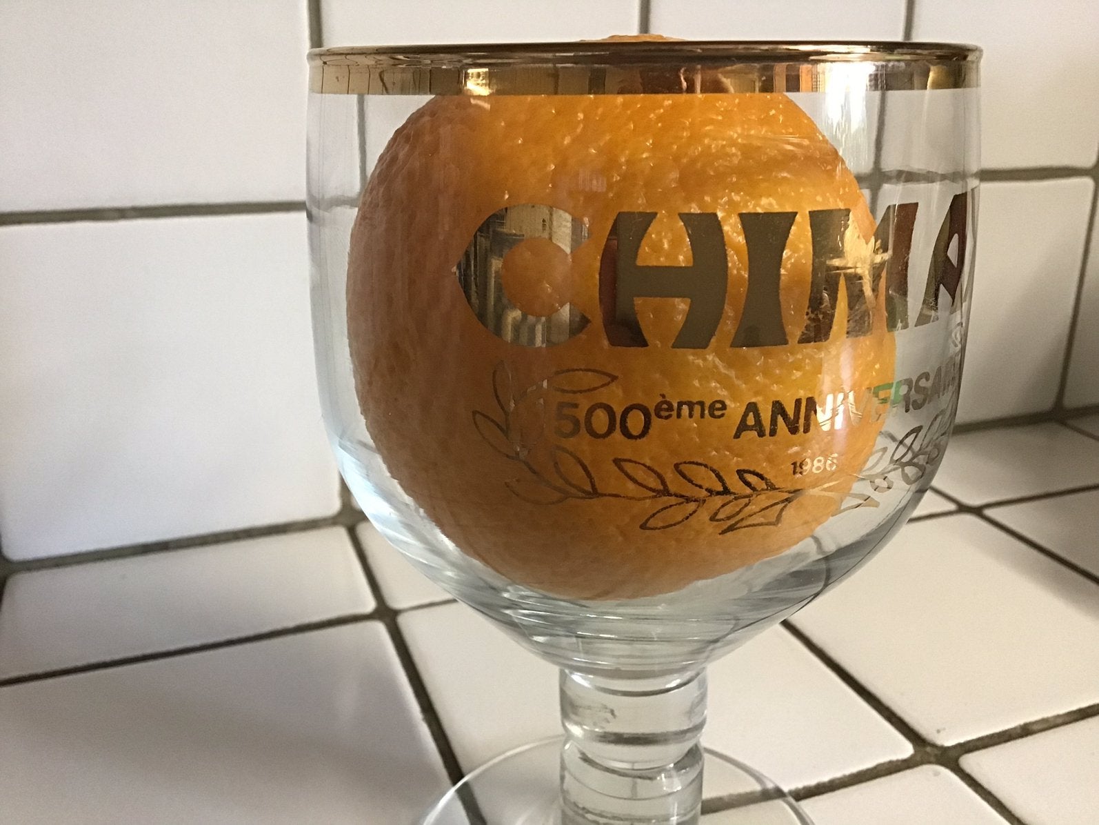 Chimay trappistglas 500 jarig bestaan, Enlèvement ou Envoi, Utilisé