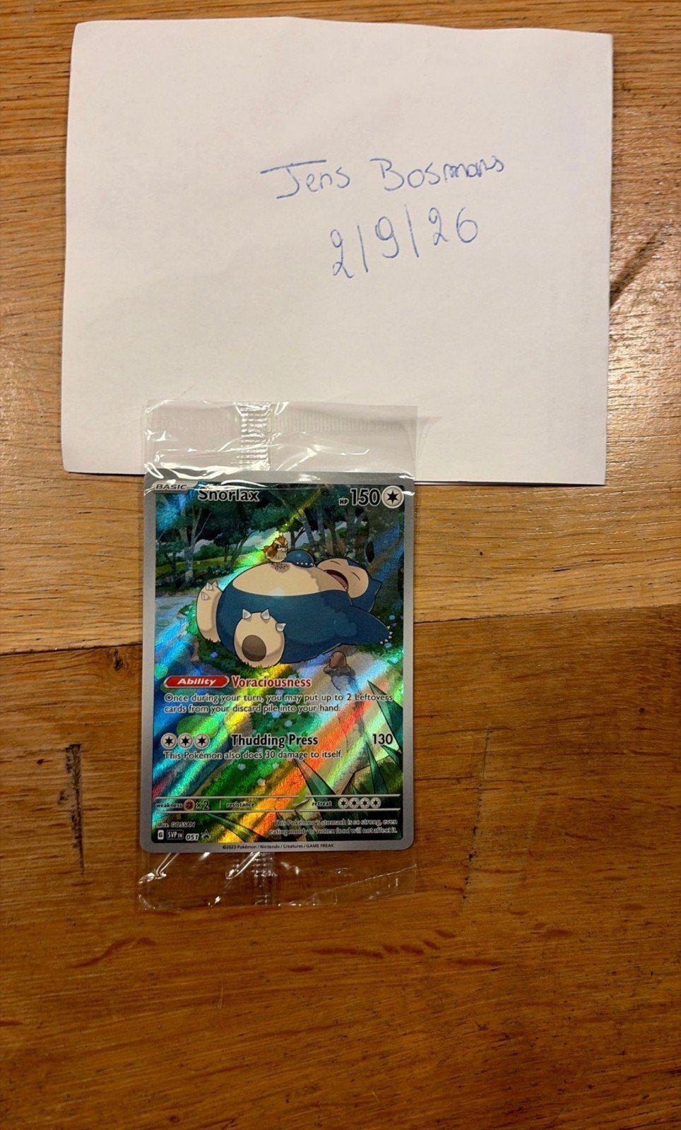 snorlax Promo Sealed, Ophalen of Verzenden