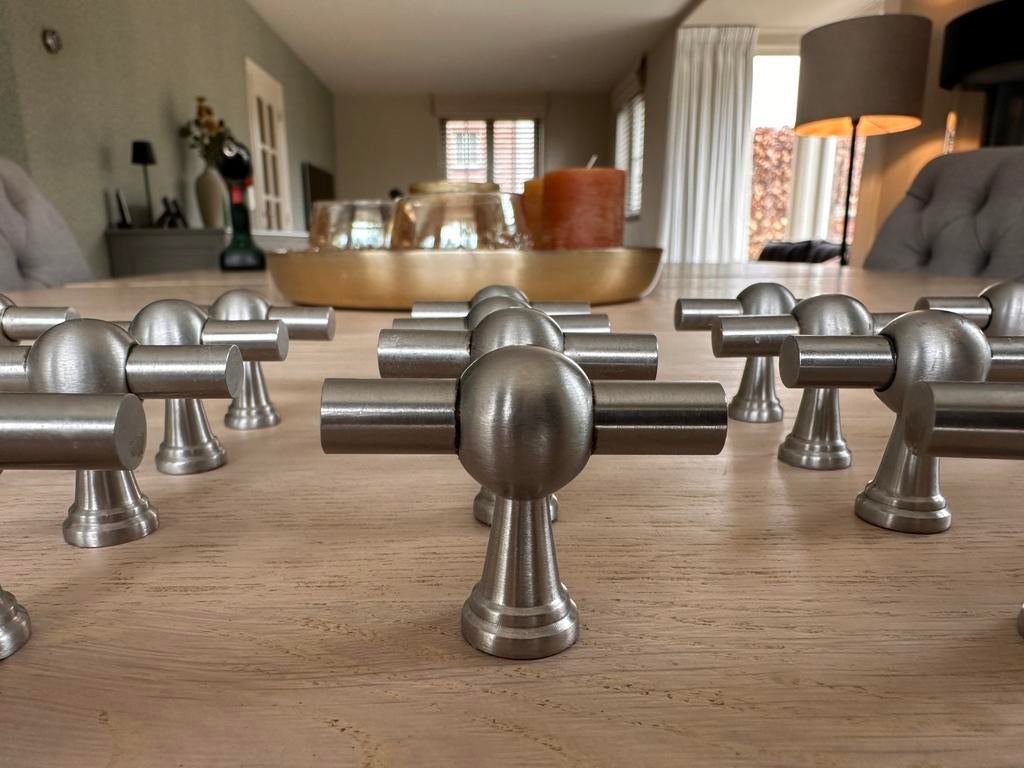 Intersteel meubelknop RVS, Huis en Inrichting, Ophalen, Zo goed als nieuw, Metaal