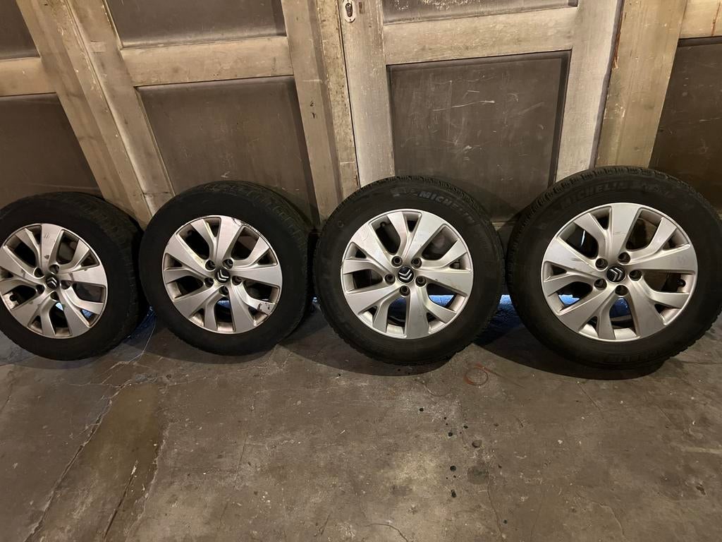 Jantes alu, Citroën, C4, Picasso 205/60R16, Autos : Pièces & Accessoires, Enlèvement ou Envoi, 16 pouces, Pneu(s)