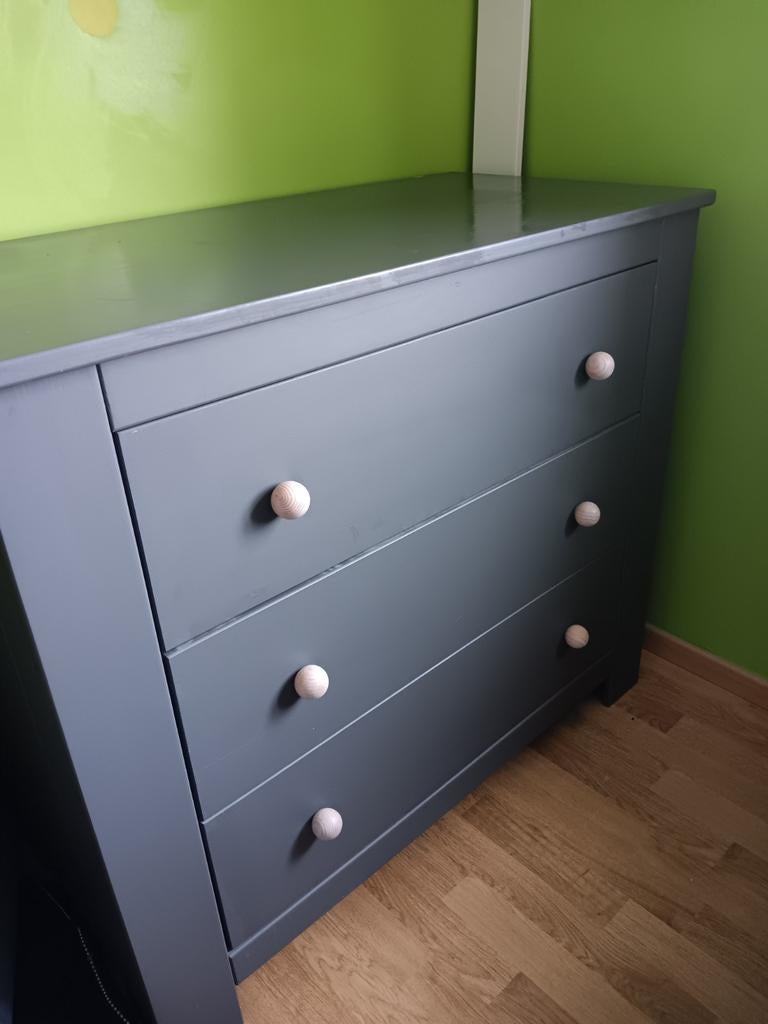 Commodekast met uitbreidingsstuk voor verzorgingstafel, Ophalen, Gebruikt, 100 tot 150 cm, 3 of 4 laden