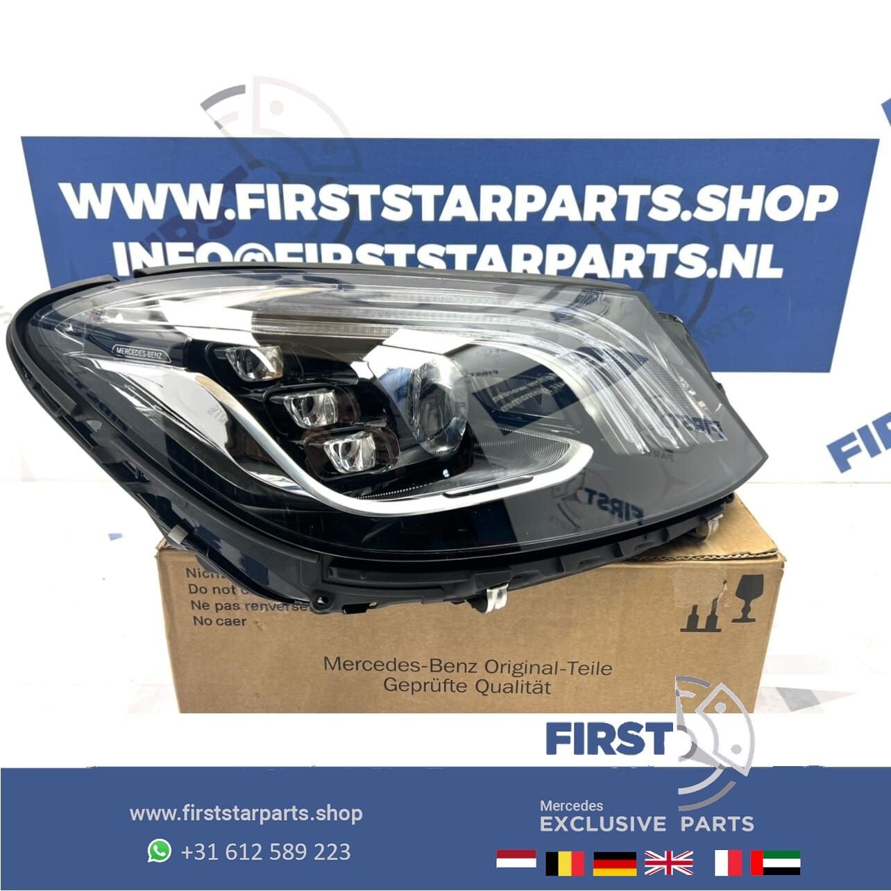 A2229062405 W222 FACELIFT KOPLAMP MULTIBEAM S KLASSE KOPLAMP, Auto-onderdelen, Gebruikt, -, Ophalen of Verzenden, -