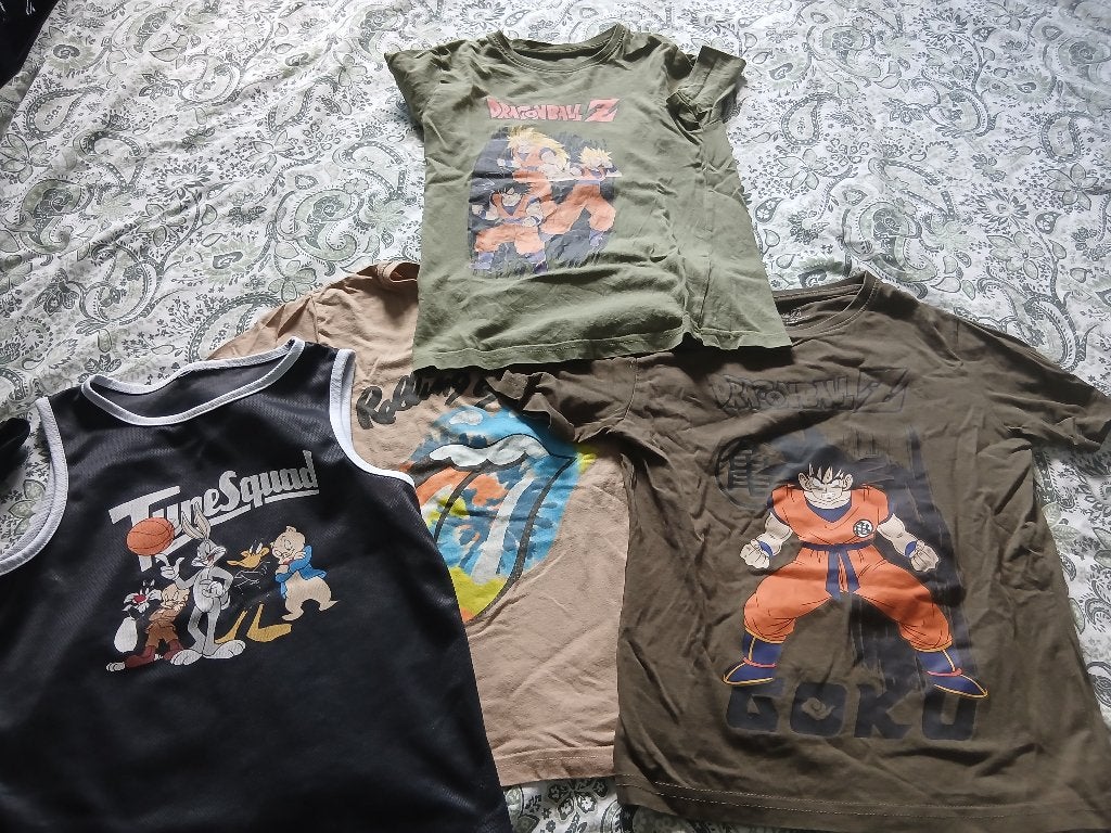 Set tshirts maat 122-128, Ophalen, Gebruikt, Jongen, Shirt of Longsleeve