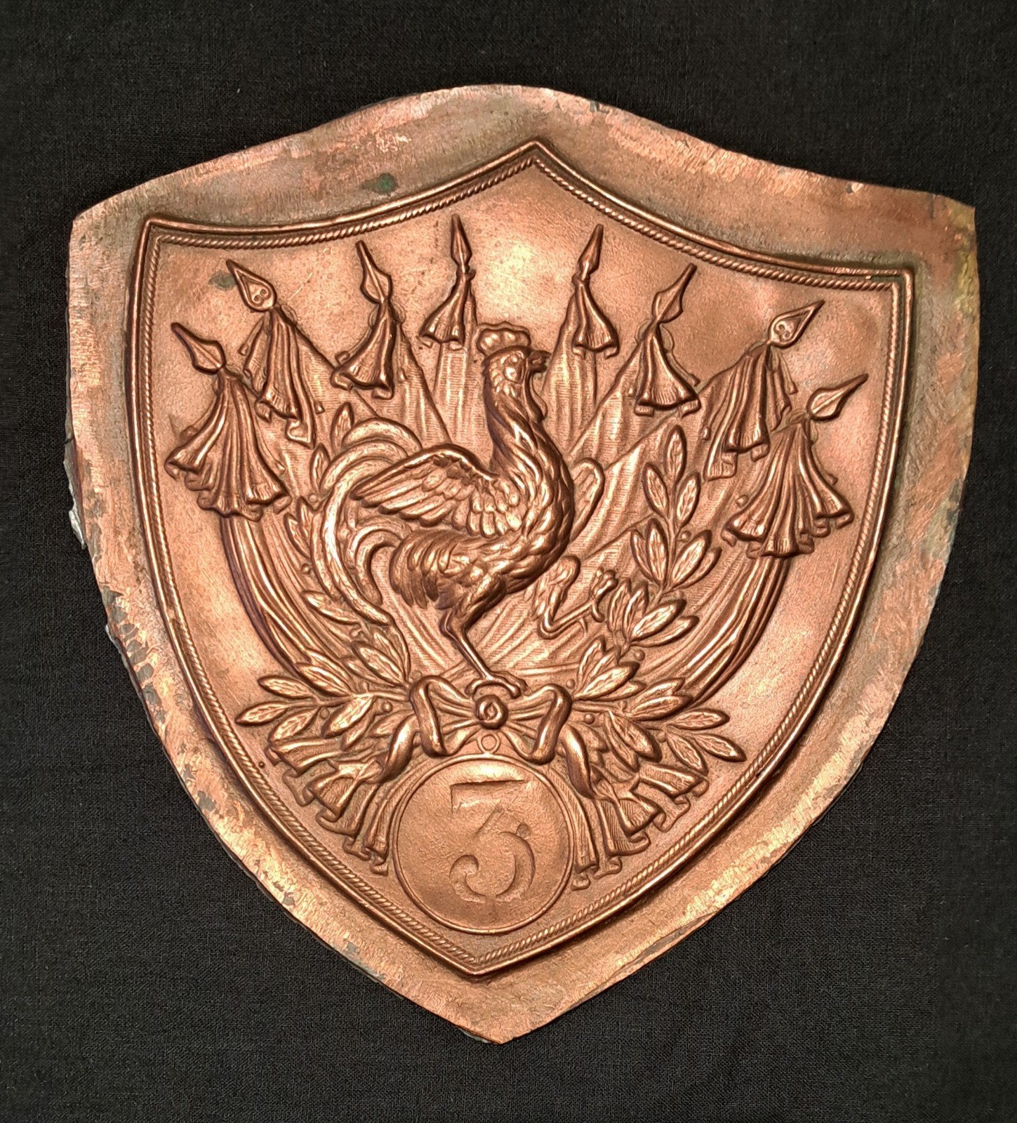 Sabretache Officier Régiment Hussards 1830 Coq Français, Enlèvement ou Envoi
