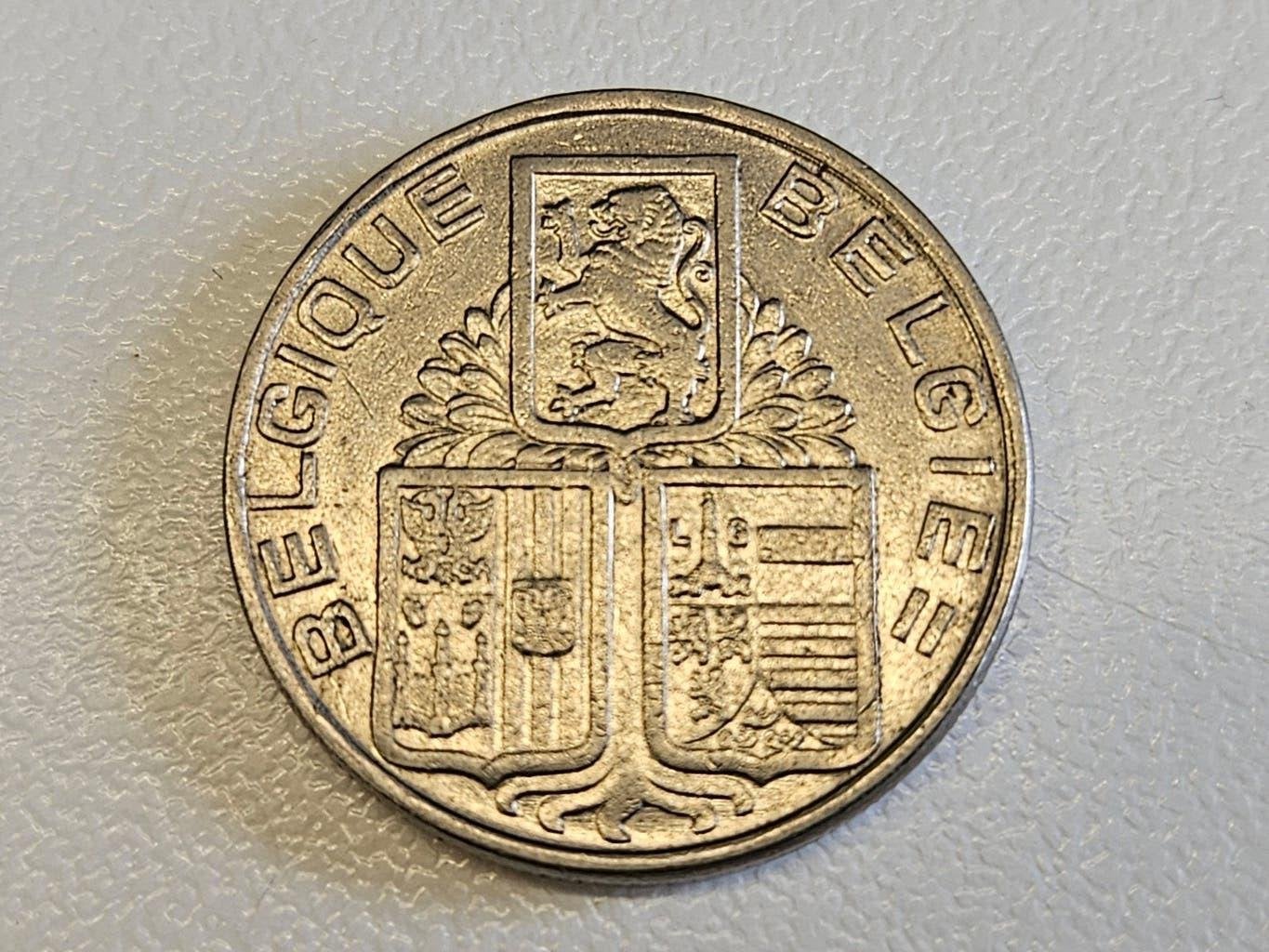 België : 5 Francs 1938 FR-NL Positie A Morin 454a Ref 16848, Ophalen of Verzenden, Overig, Losse munt