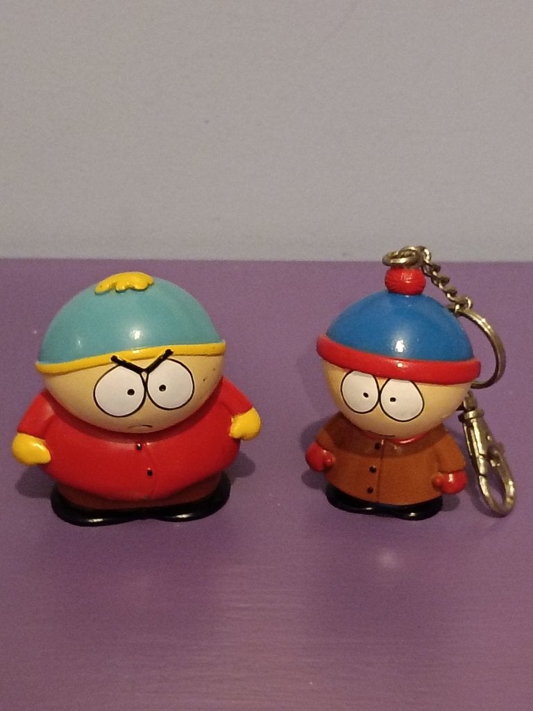 Vintage South park figuur en sleutelhanger., Enlèvement ou Envoi, Utilisé