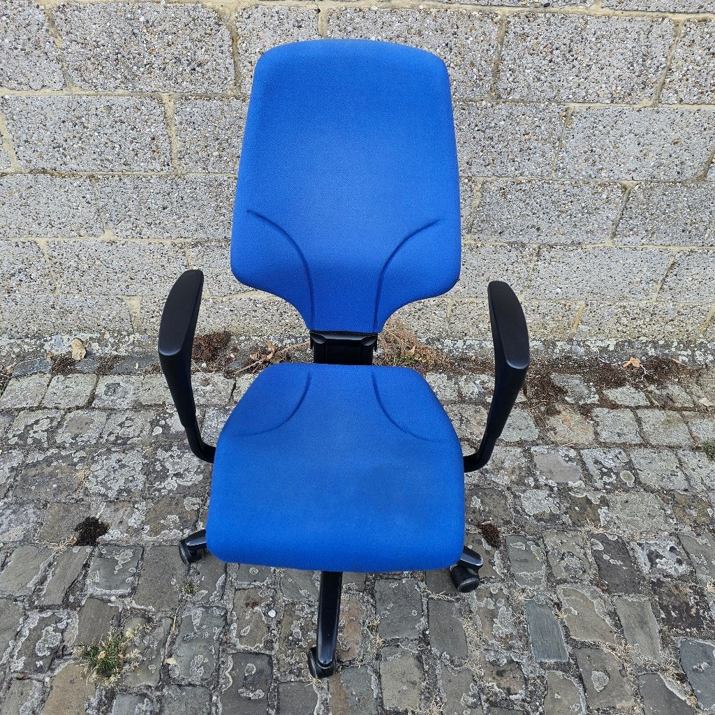 Fauteuil de bureau ergonomique Giroflex 64 bleu, Enlèvement, Utilisé, Ergonomique, Bleu