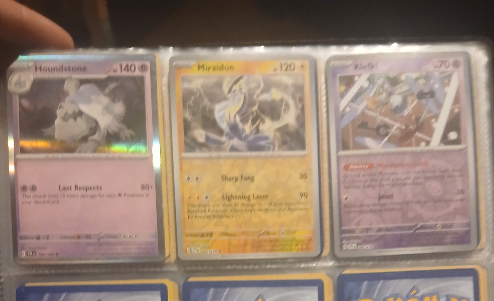 3 pokemon kaarten, Ophalen of Verzenden, Zo goed als nieuw, Meerdere kaarten, Foil