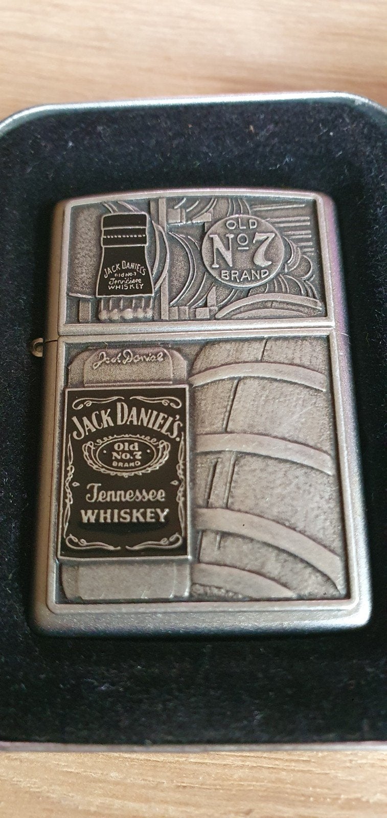 Zippo Jack Daniels, Verzamelen, Rookartikelen, Aanstekers en Luciferdoosjes, Ophalen of Verzenden