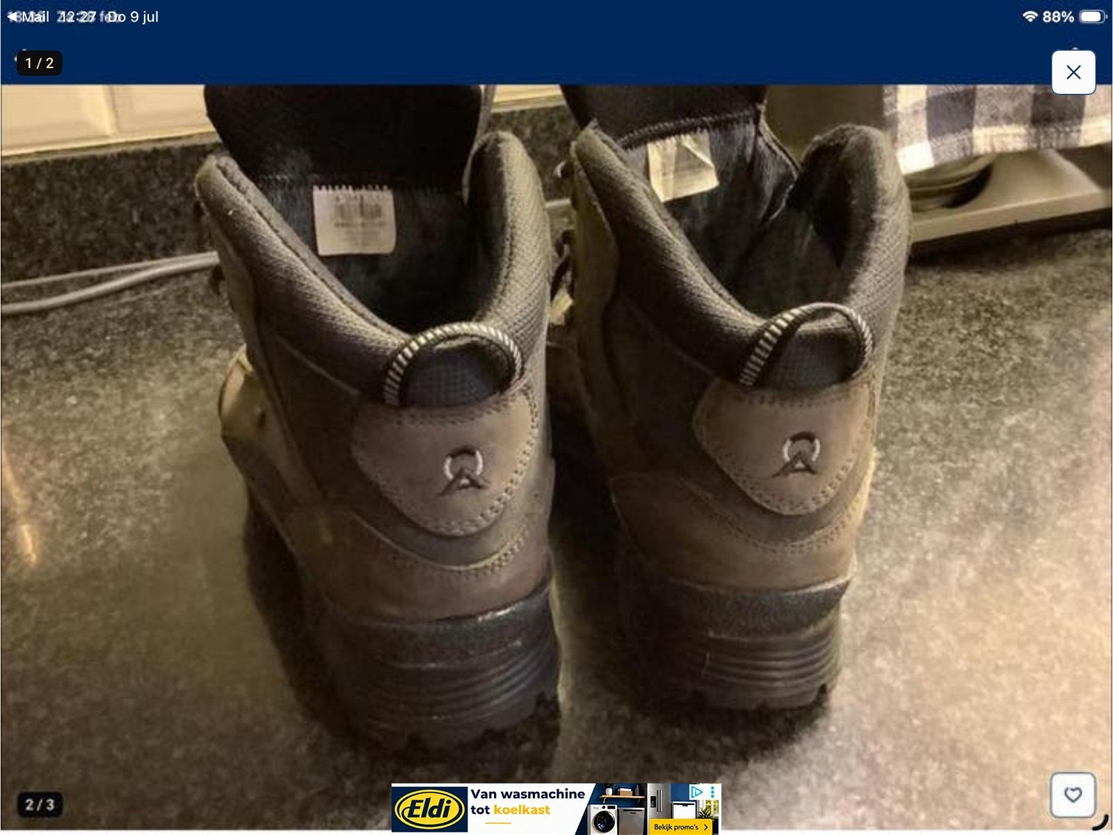 Wandelschoenen LOWA 39,5, Ophalen