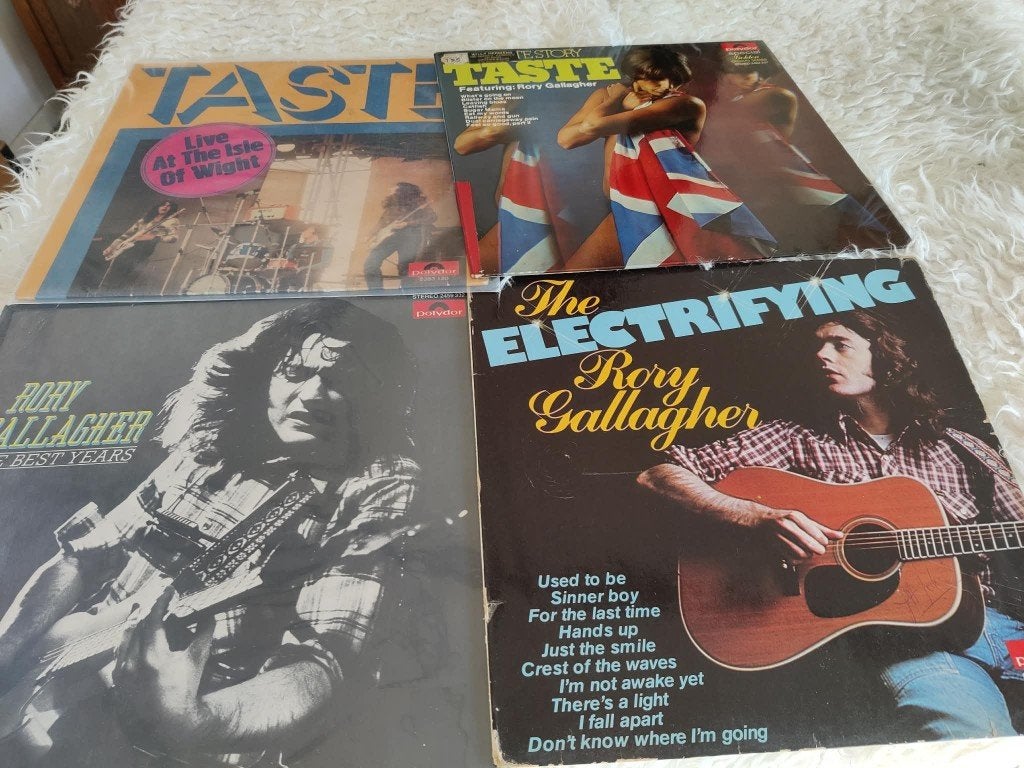 rory gallagher/taste (live + electrifying + the story), Cd's en Dvd's, Ophalen of Verzenden, LP