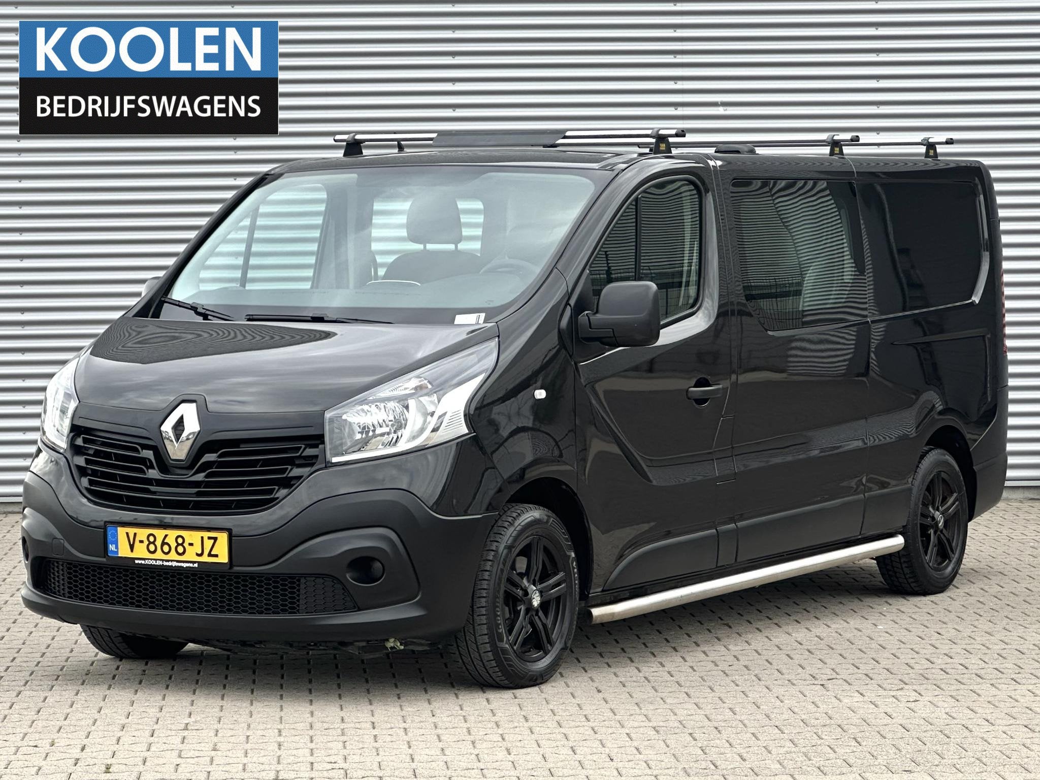 Renault Trafic 1.6 dCi L2 DC Dubbele cabine Airco|Navi|Trekh, Voorwielaandrijving, Stof, Euro 6, 4 cilinders