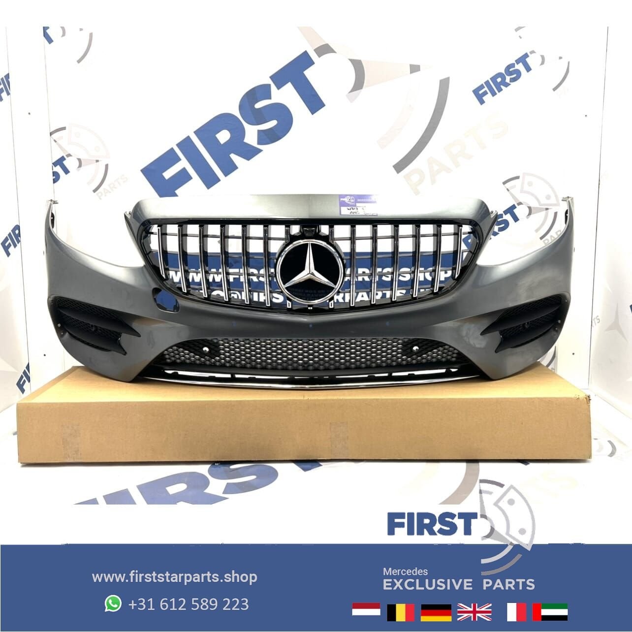 W213 BUMPER AMG LINE VOORBUMPER COMPLEET + GT GRIL Mercedes, Utilisé, -, Avant, -