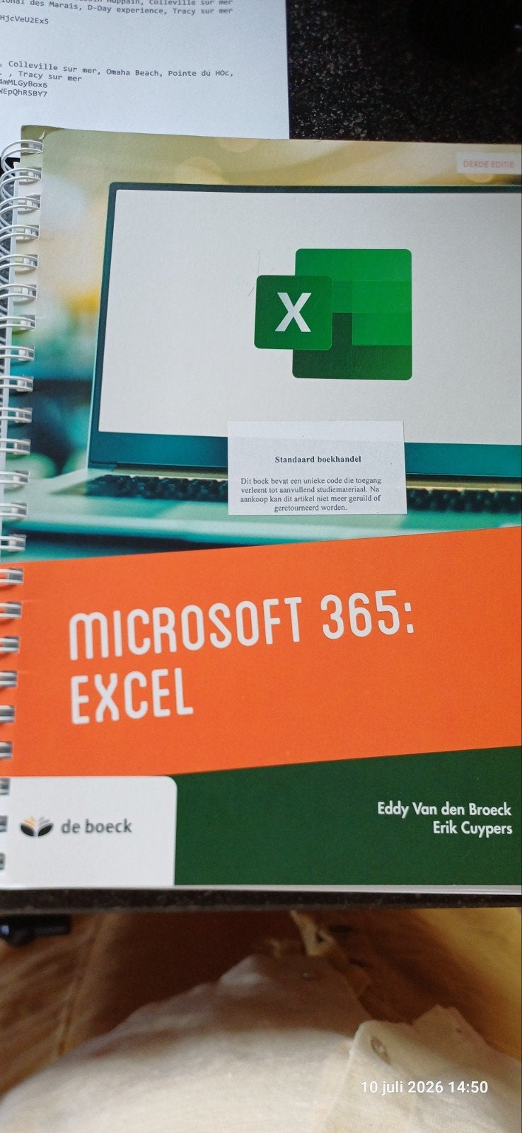 Microsoft 365 Excel  3de editie.  Niet gebruikt, Ophalen of Verzenden