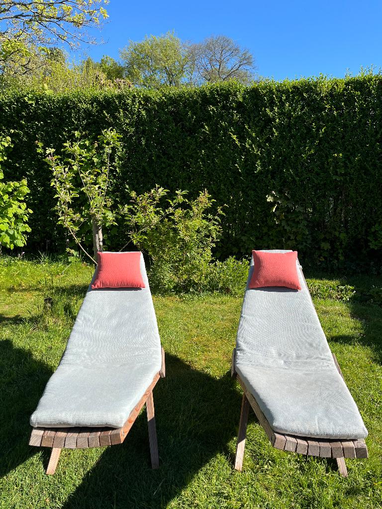 Set Woodloungers van Weltevree, Ophalen, Nieuw, Hout, Inklapbaar