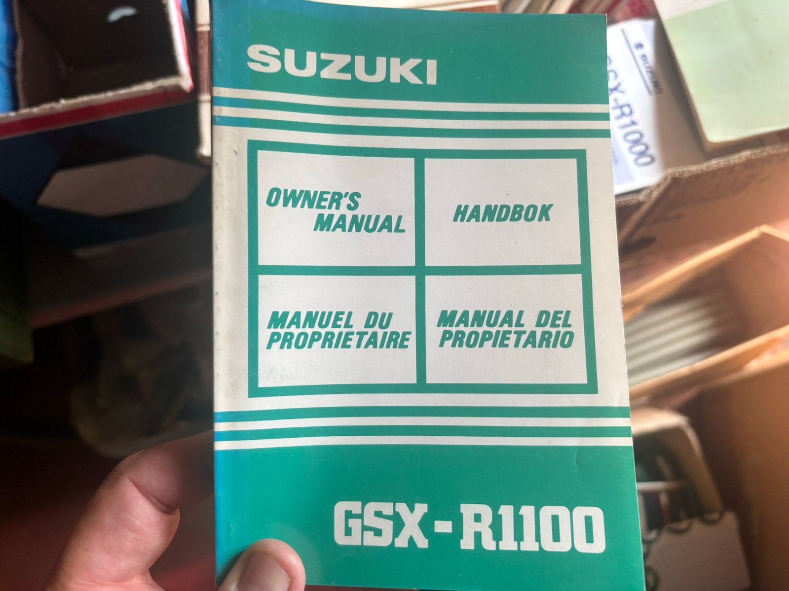 Owner’s manual, nieuw. Suzuki GSXR1100 1994-, Ophalen of Verzenden, Suzuki