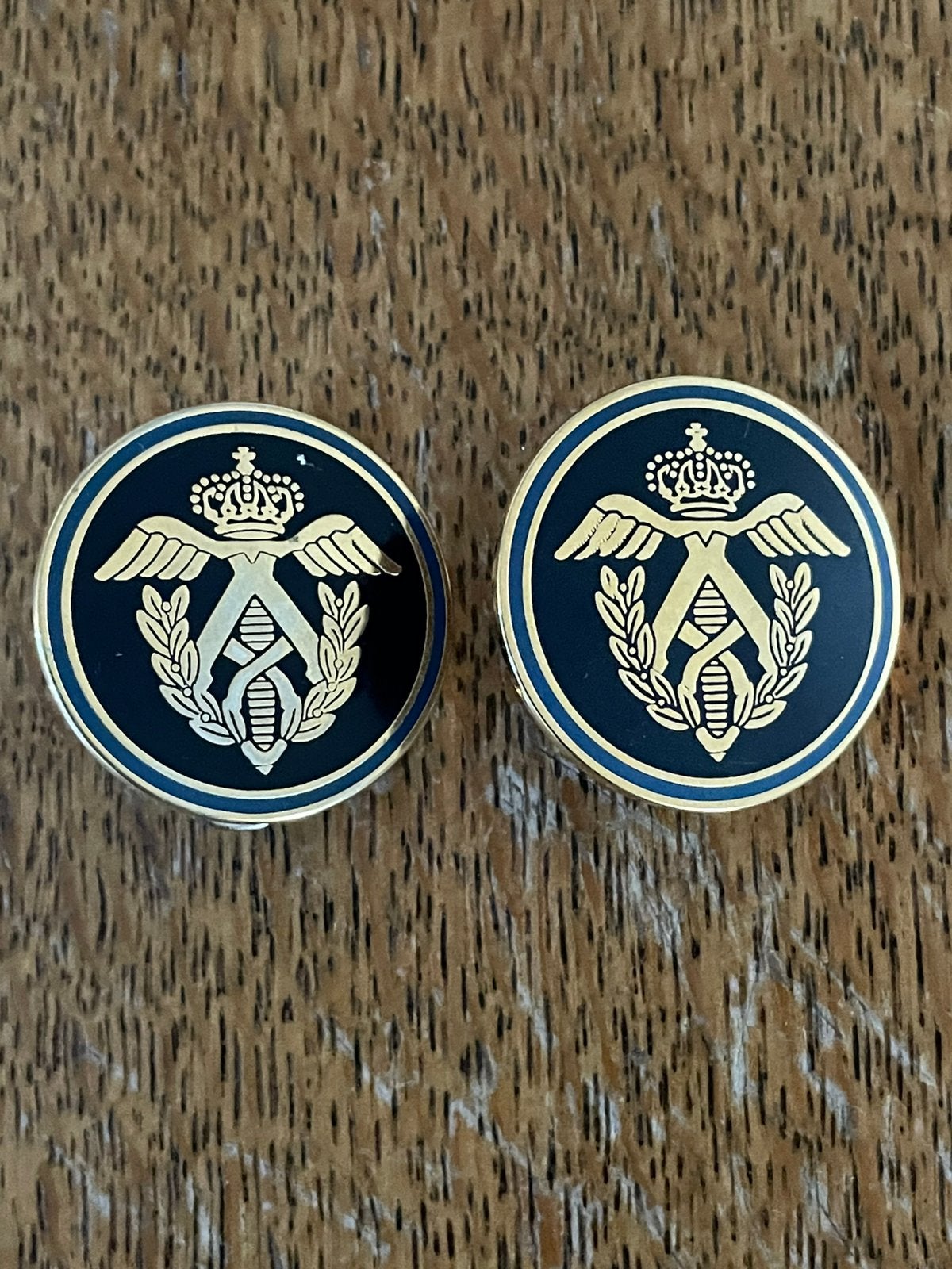 Set pins service dress administratie, Ophalen of Verzenden, Embleem of Badge