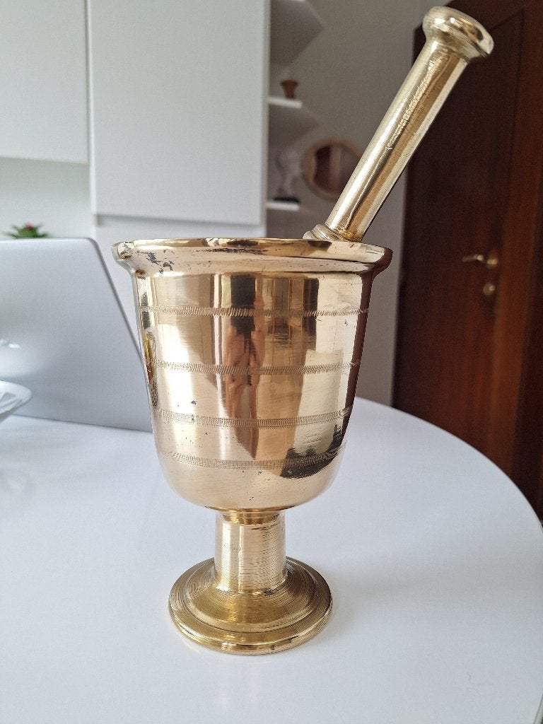 koperen vijzel, Ophalen, Koper