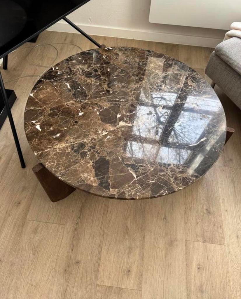 Marmeren salontafel ROND, Ophalen