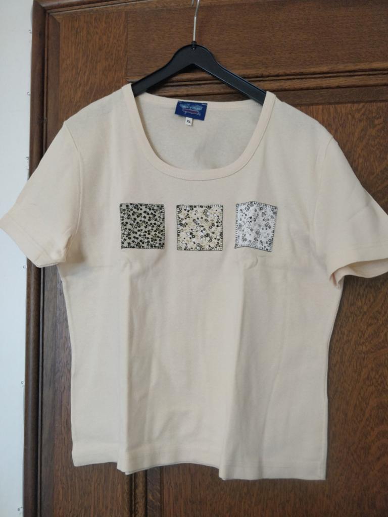 T'Shirt, Kleding | Dames, T-shirts, Ophalen, Beige, Maat 42/44 (L), Liberty island