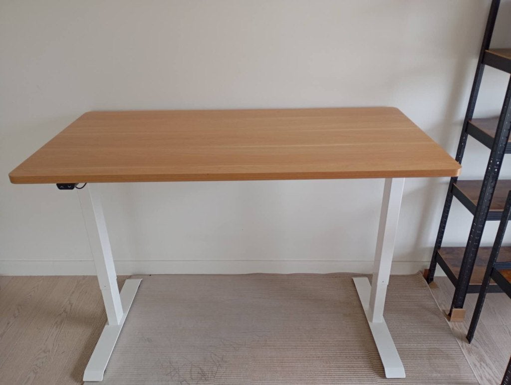 Hoogverstelbaar bureau 140 x 70 x (73-120) cm, Enlèvement ou Envoi, Comme neuf, 70 cm, IKEA