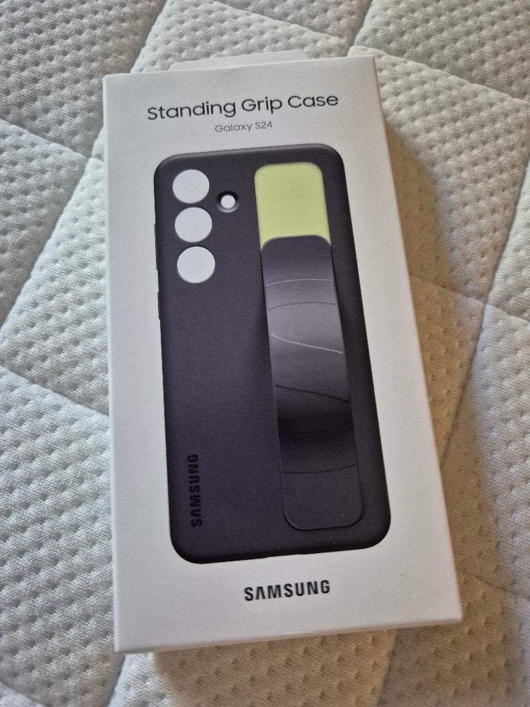 Samsung S24 standing grip case hoes, Telecommunicatie, Ophalen of Verzenden, Zo goed als nieuw, Galaxy S2, Frontje of Cover