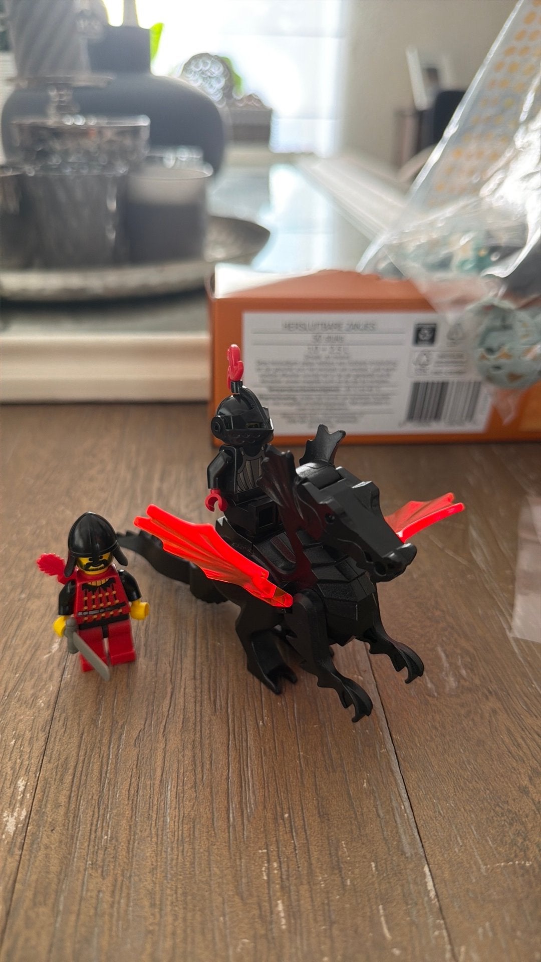 Lego ridder minifigs met draak, Kinderen en Baby's, Speelgoed | Duplo en Lego, Ophalen, Zo goed als nieuw, Lego