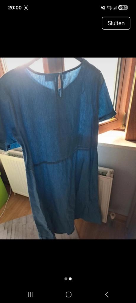 Blauw kleedje, Ophalen, Blauw